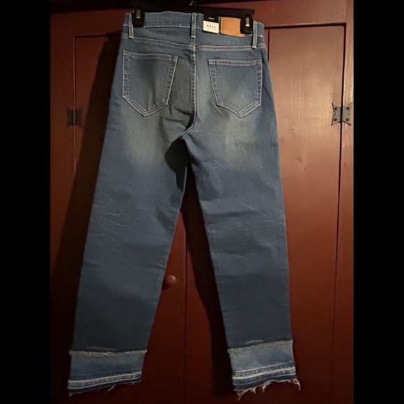 Able Elena Skinny Straight Leg Released Hem Ankle Denim Jeans Size 26 - NWT - Picture 11 of 16